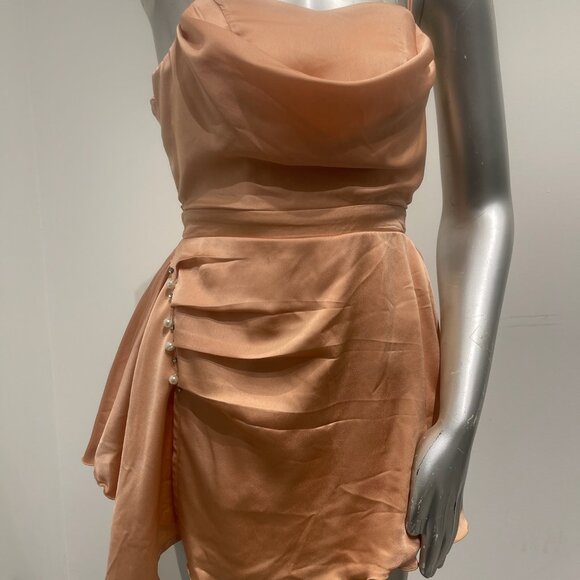 Quoc Anh Rose Gold Mini Romper - Picture 3 of 5